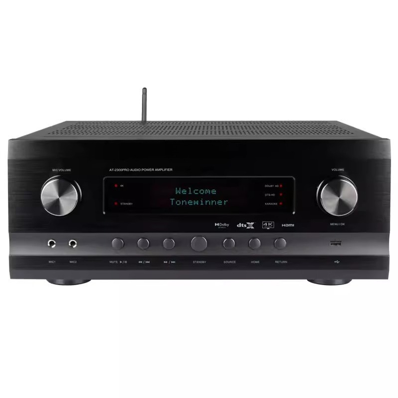 Home Cinema Atmos - Wzmacniacz mocy AT-2300PRO 5.3.2 Atmos do