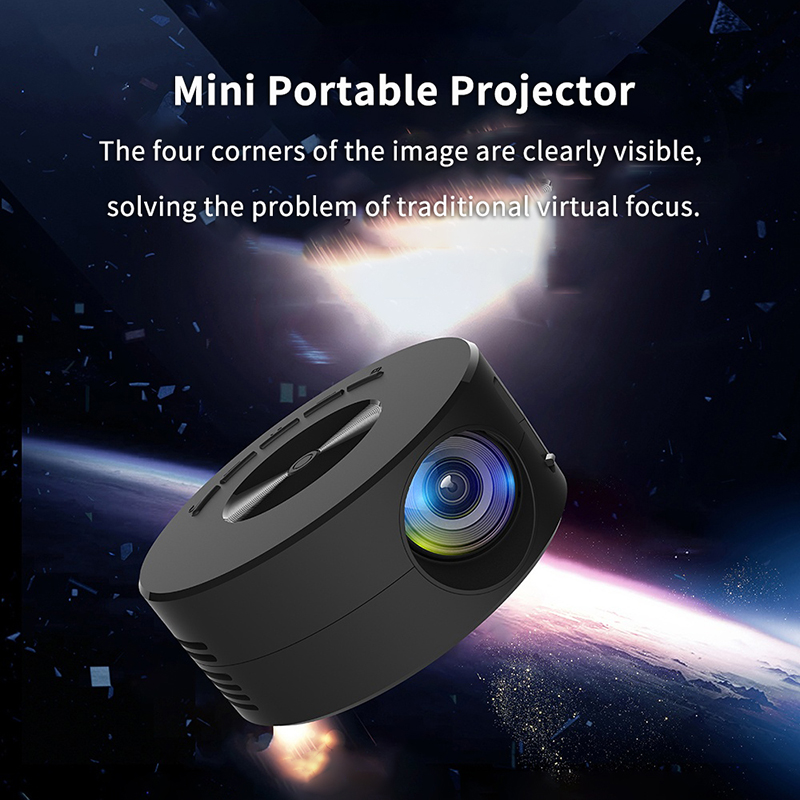 Home Cinema Projector Xiaomi - Przenośny mini projektor 1920*1080P Projektor HD