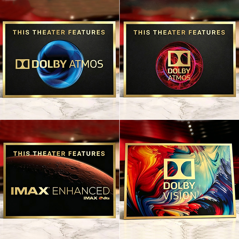 Home Cinema Dolby Atmos - Zabytkowy szyld kina domowego Dolby Atmos