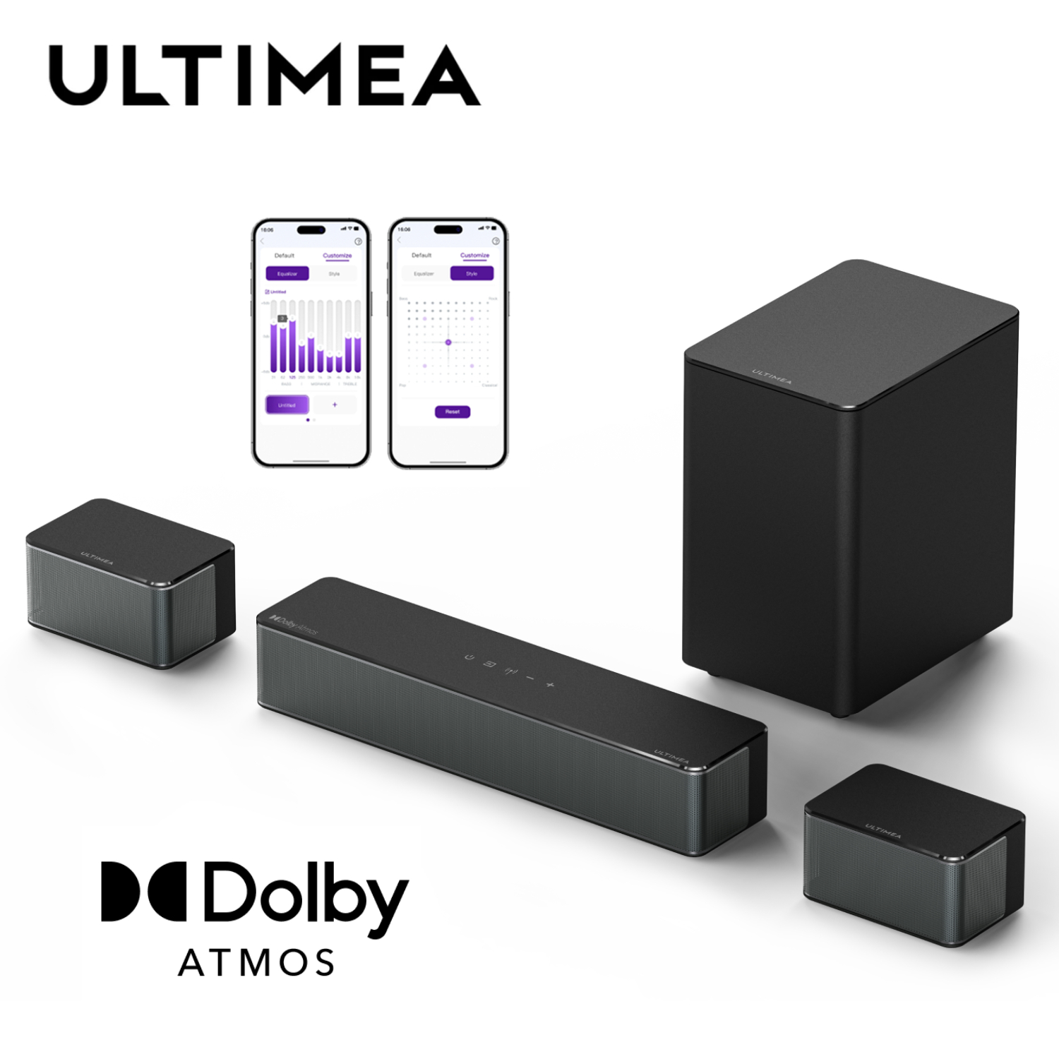 Home Cinema Dolby Atmos - ULTIMEA Poseidon M4T Soundbar 5.1 Kanałowy
