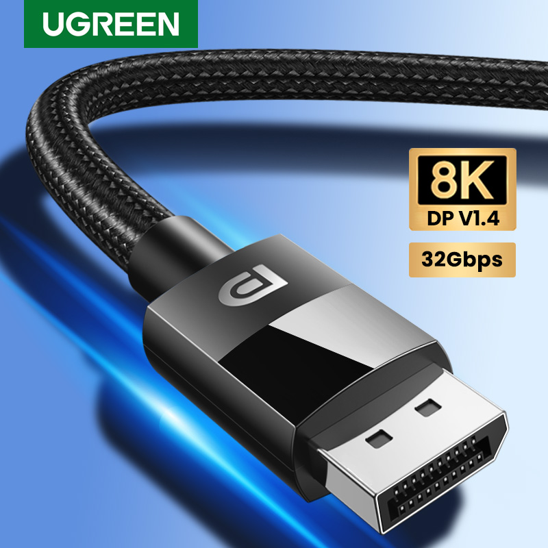 Home Cinema Projector Xiaomi - UGREEN 8K DisplayPort kabel do telewizora