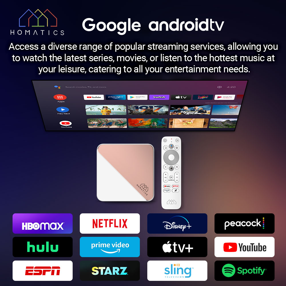 HOMATICS Box R 4K Plus TV Box  – Home Cinema Dolby Atmos recenzja i cena