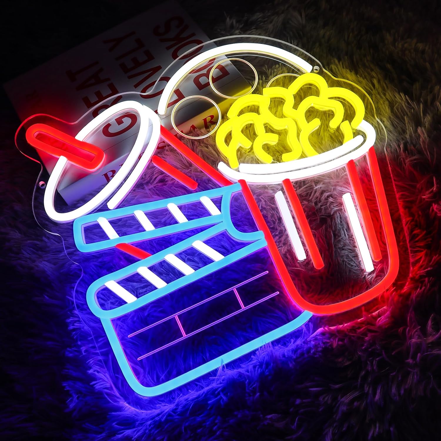 Neonowa lampka LED w kształcie – Home Cinema Wall Lights recenzja i cena