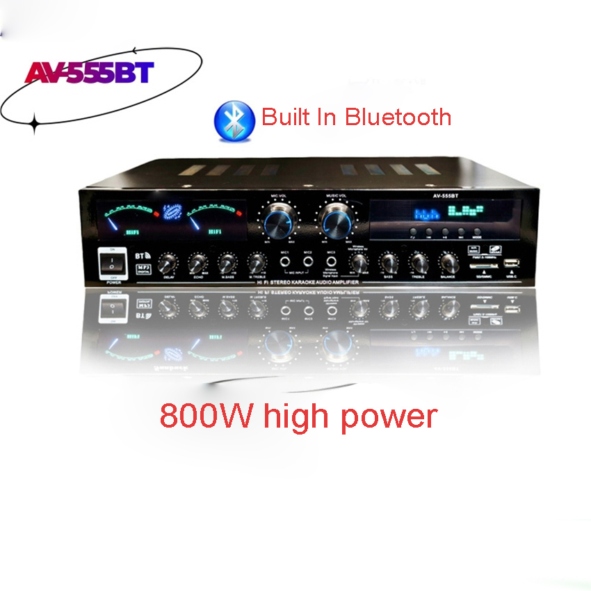 Wzmacniacz dużej mocy 555BT AC – Home Cinema Receiver recenzja i cena