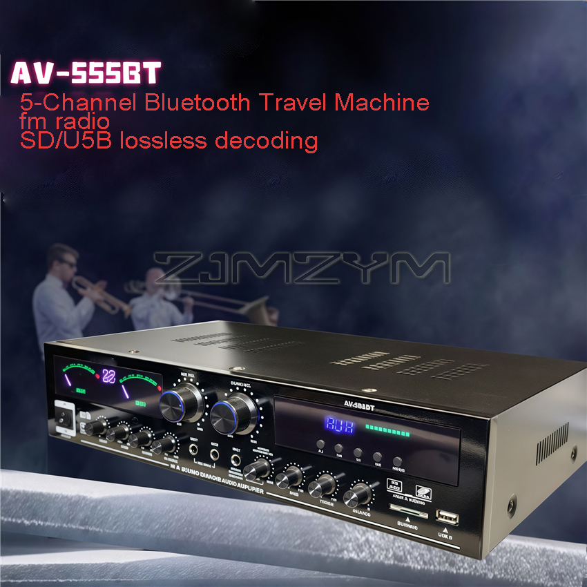 Wzmacniacz dużej mocy 555BT AC – Home Cinema Receiver recenzja i cena