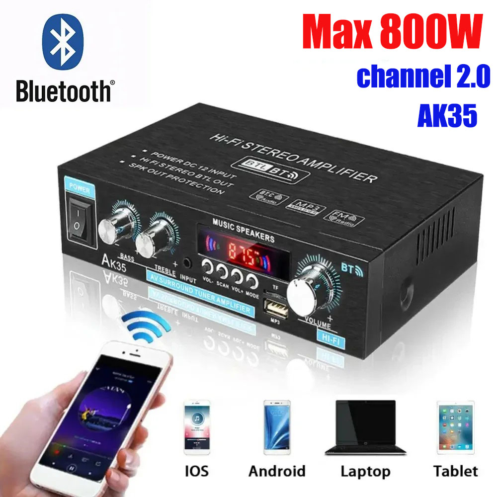 HiFi cyfrowe wzmacniacze Bluet – Home Cinema Receiver recenzja i cena