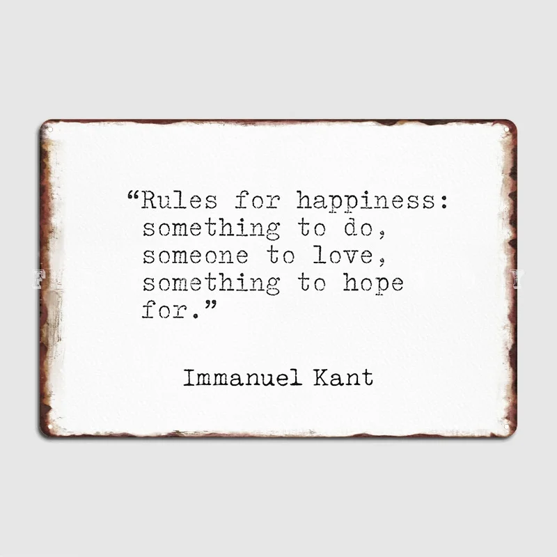 Immanuel Kant Quotes Metalowy  – Home Cinema Quotes recenzja i cena