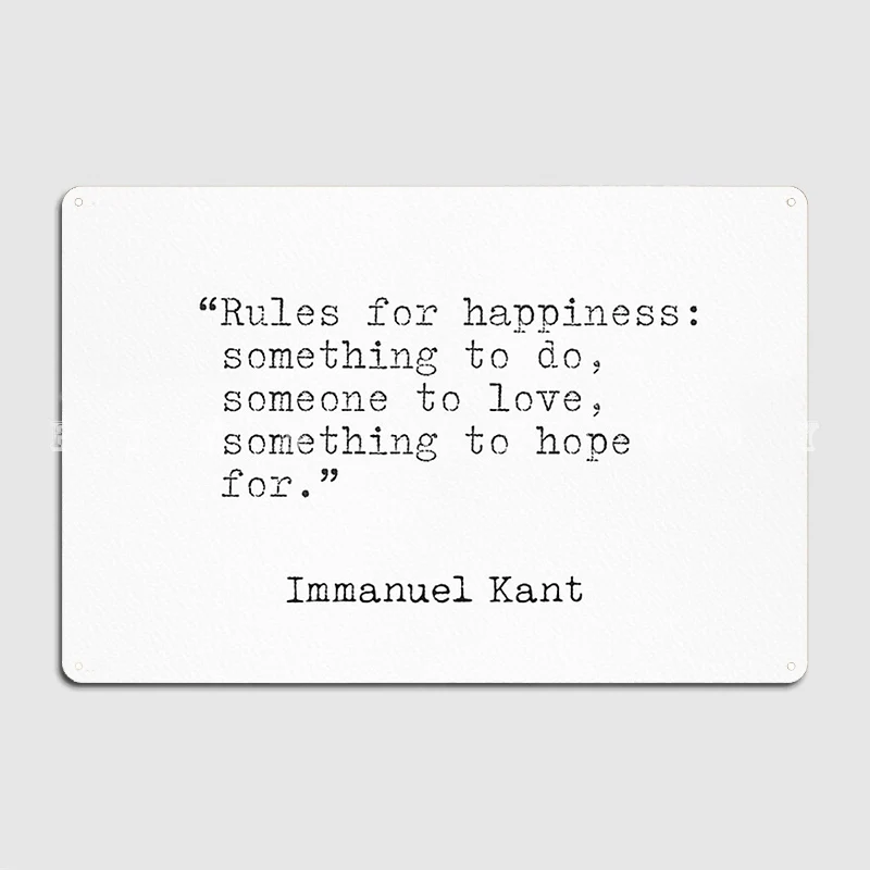 Immanuel Kant Quotes Metalowy  – Home Cinema Quotes recenzja i cena