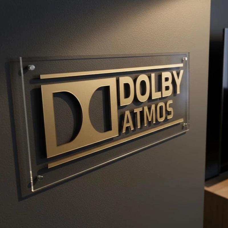 Znak Dolby Atmos: Dekoracja 3D – Home Cinema Wall Lights recenzja i cena