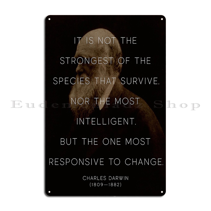 Cytat Charles Darwin Na Życie  – Home Cinema Quotes recenzja i cena