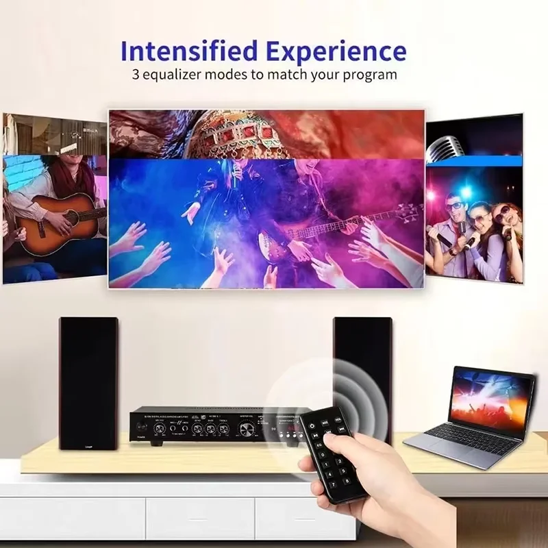 Wzmacniacz audio Bluetooth 5.1 – Home Cinema Receiver recenzja i cena