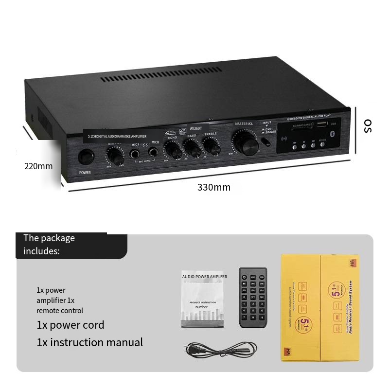 Pozytywny 5.1-kanałowy nadwaga – Home Cinema Receiver recenzja i cena